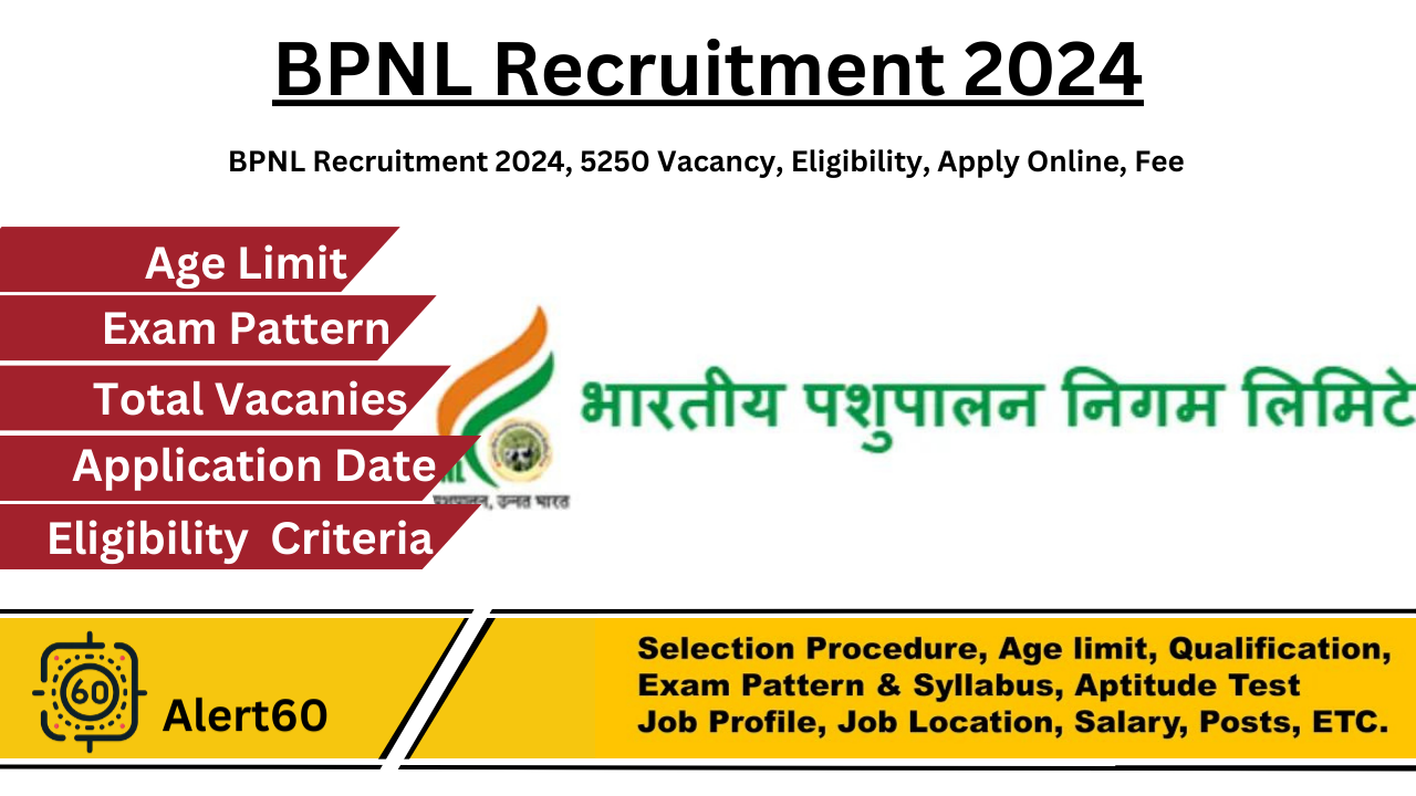 BPNL Recruitment 2024: Apply for 5250+ Exciting Careers in 2024